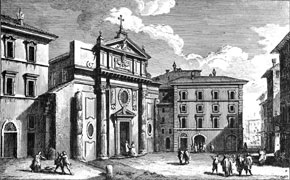 GIUSEPPE VASI, San Nicola in Carcere, circa 1760