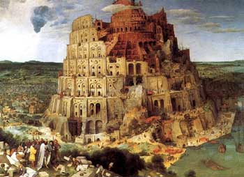 PIETER BRUEGHEL, La grande Torre di Babele, 1563 (Wien, Kunsthistorisches Museum)