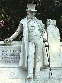 Roma, monumento in onore di Giuseppe Gioacchino Belli, 1913