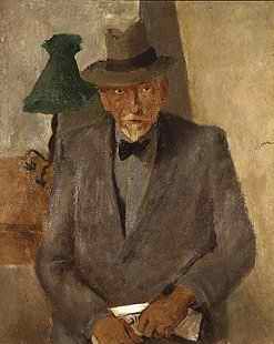 Luigi Pirandello in un ritratto realizzato dal figlio Fausto