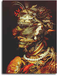 GIUSEPPE ARCIMBOLDI, Acqua, 1563-1564 (Wien, Kunsthistorisches Museum)