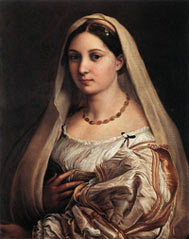 Ritratto di donna o La Velata, 1516  (Firenze, Galleria Palatina di Palazzo Pitti)