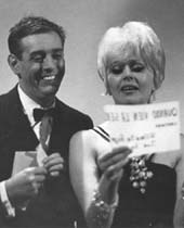 Dario Fo e Franca Rame nella trasmissione "Canzonissima" del 1962