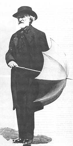 Giuseppe Verdi in una foto dell'ultimo decennio dell'Ottocento