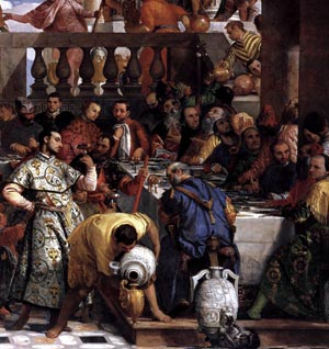 PAOLO VERONESE, Le nozze di Cana, 1562-63 (particolare)