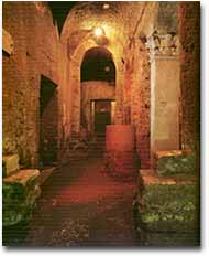 Area del Mitreo (fine I secolo d.C.) nel complesso archeologico di San Clemente