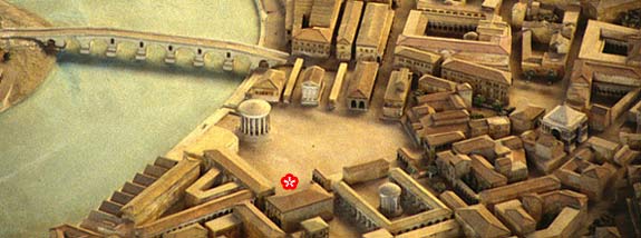 Il Foro Boario nel Plastico di Roma Imperiale