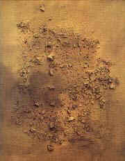 LUCIO FONTANA, Concetto spaziale, 1954