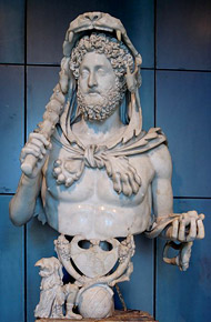 Commodo come Herakles (dagli Horti Lamiani)