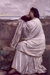 ANSELM FEUERBACH, Ifigenia, 1871 (Stuttgart, Staatsgalerie). ispirato all'immagine dell'amante Nanna  