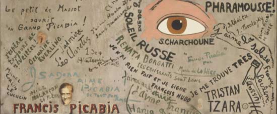 FRANCIS PICABIA, L'oeil cacodylate, 1921 (Paris, Centre Georges Pompidou)