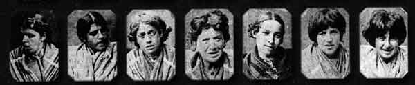 Foto tratte dal libro di LOMBROSO "L'uomo delinquente": il criminale si riconosce dal viso