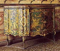 Mobile laccato, Venezia, met del XVIII secolo