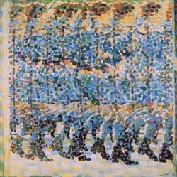 GIACOMO BALLA, Bambina che corre sul balcone, 1912, olio su tela ( Milano, Civiche Raccolte d'Arte - Colezione Grassi)