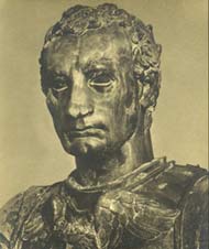 Particolare dal "Monumento equestre del Gattamelata" a Padova, opera di DONATELLO (dopo 1443)