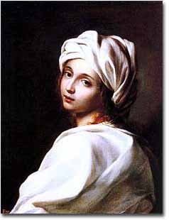 GUIDO RENI, (presunto) Ritratto di Beatrice Cenci, 1599-1600, olio su tela (Roma, Galleria Nazionale di Arte Antica - Palazzo Barberini)
