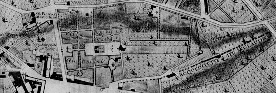 G.B. NOLLI, Pianta di Roma, 1748