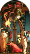 ROSSO FIORENTINO, Deposizione, olio e tempera su tavola, 1521 (Volterra, Pinacoteca)