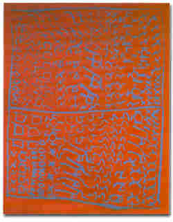 CARLA ACCARDI, Blurosso, 1963 (Torino, Galleria Civica d'Arte Moderna e Contemporanea)