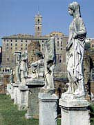 Atrio della Casa delle Vestali nel Foro Romano